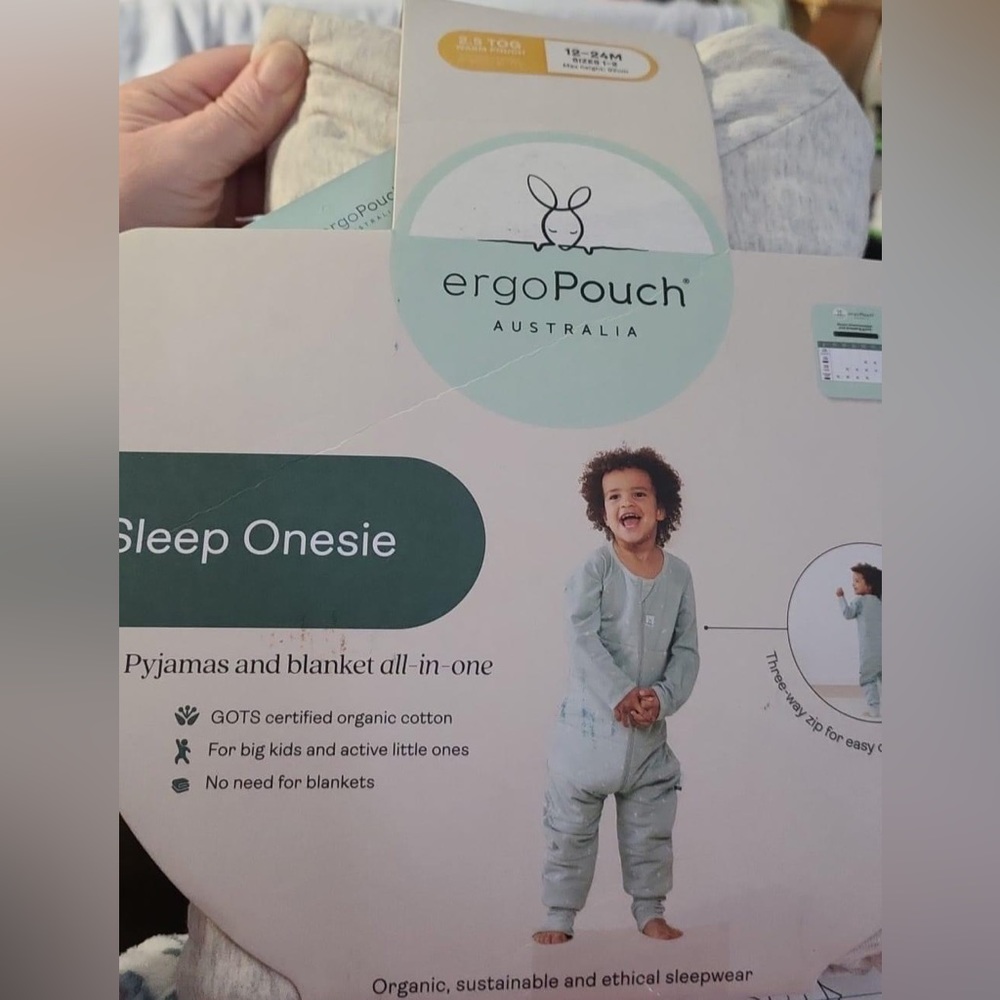 New ergopouch sleep onesie